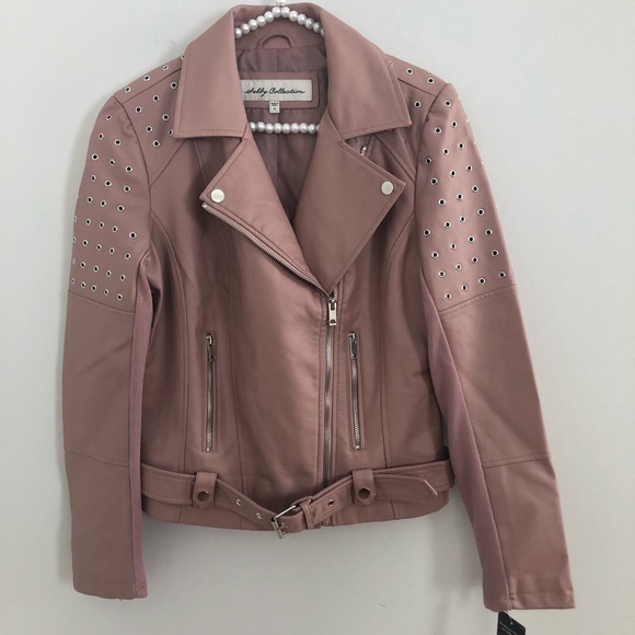 NWT Nordstrom Moto Jacket Pink Small - Picture 5 of 6